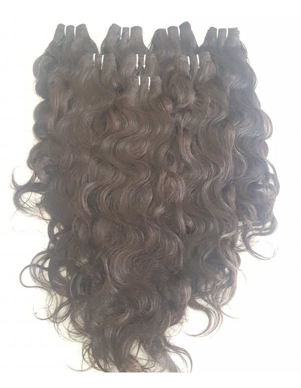 Indian Remy Natural Wavy Hair Weaves, Best Quality Human Hair with 100% Customer Satisfaction